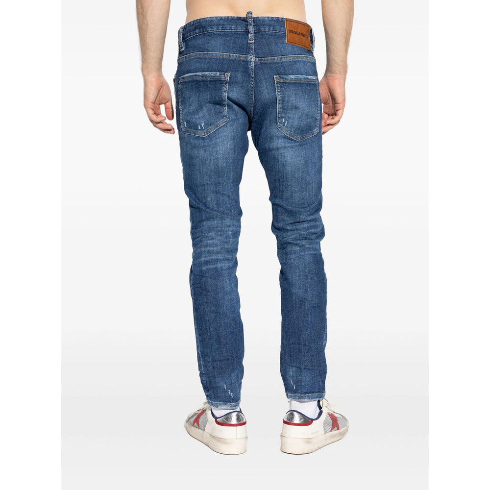 Dsquared2 Blue Denim - Tapered Jeans Men