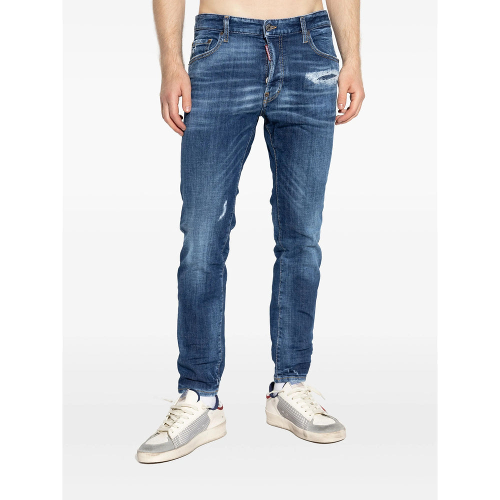Dsquared2 Blue Denim - Tapered Jeans Men