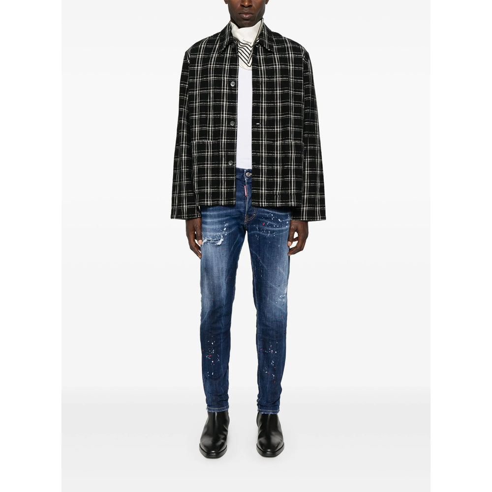 Dsquared2 Blue Denim - Slim-Fit Jeans Men