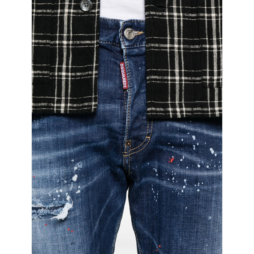 Dsquared2 Blue Denim - Slim-Fit Jeans Men
