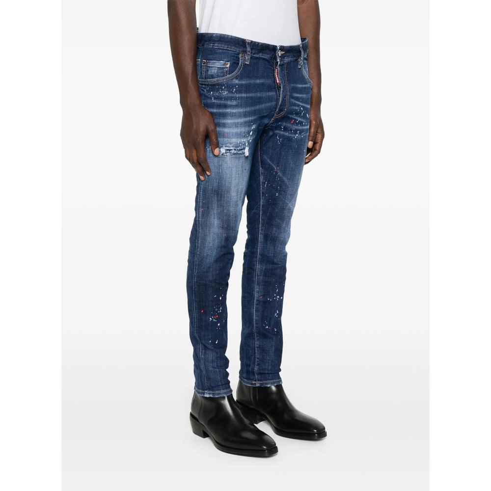 Dsquared2 Blue Denim - Slim-Fit Jeans Men