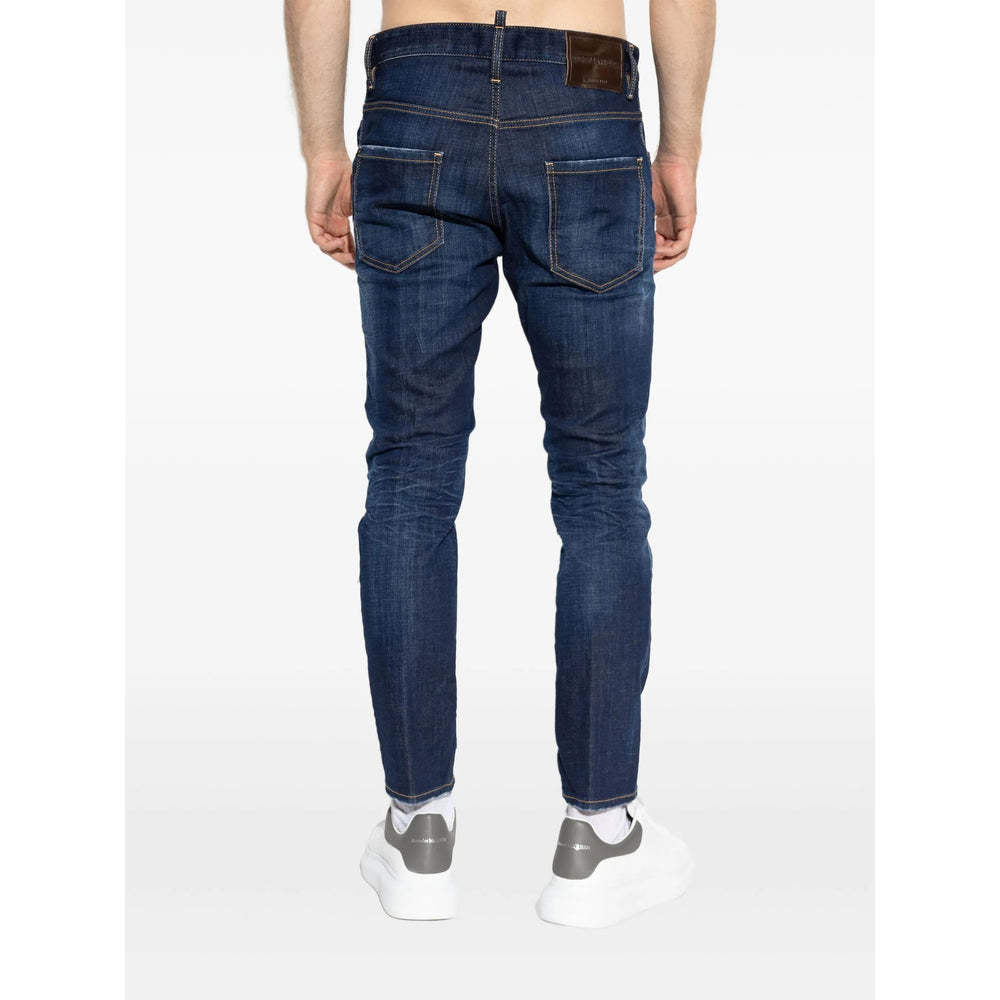 Dsquared2 Blue Denim - Tapered Jeans Men