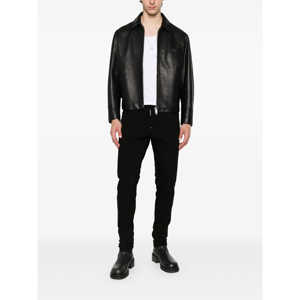Dsquared2 Black Denim - Regular & Straight-Leg Jeans Men