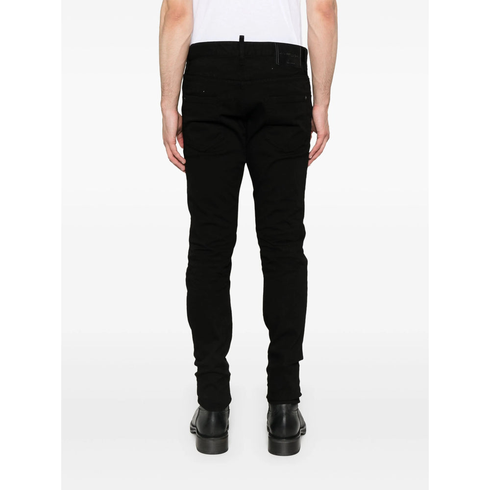 Dsquared2 Black Denim - Regular & Straight-Leg Jeans Men