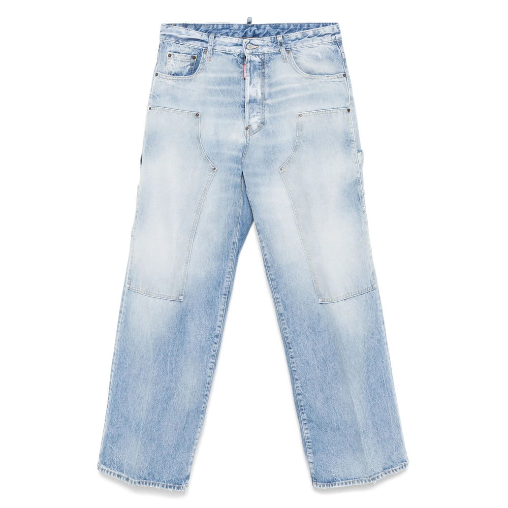 Dsquared2 Blue Denim - Regular & Straight-Leg Jeans Men