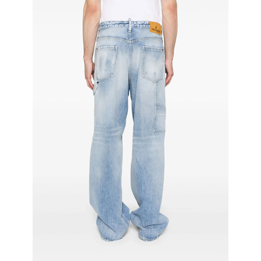 Dsquared2 Blue Denim - Regular & Straight-Leg Jeans Men