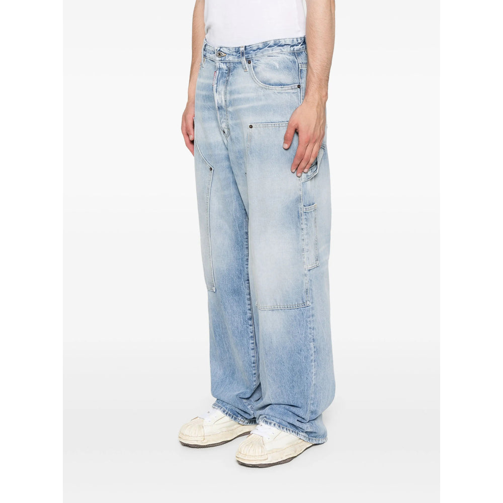 Dsquared2 Blue Denim - Regular & Straight-Leg Jeans Men