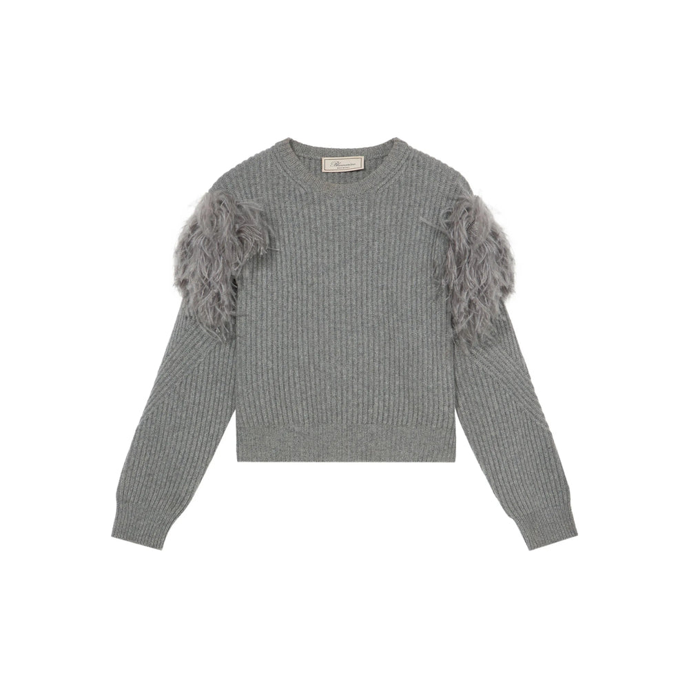 Blumarine Grey Knitwear - Jumpers Women