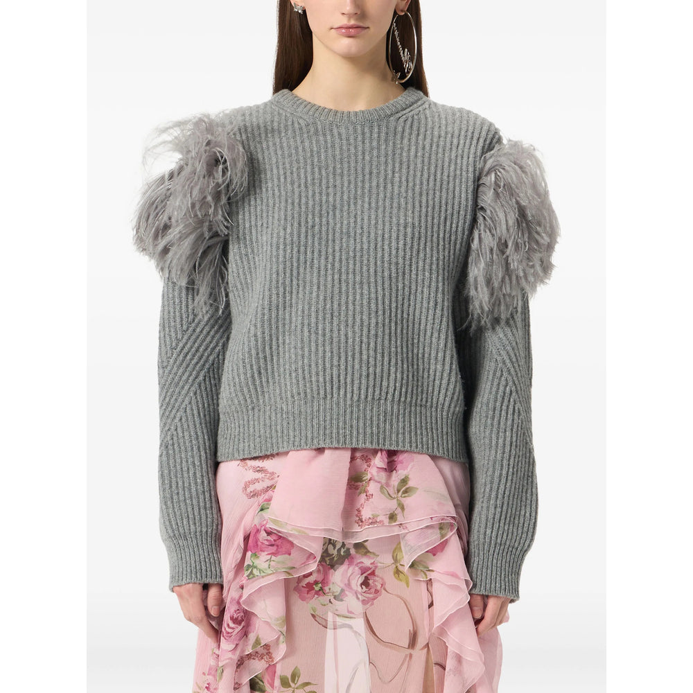 Blumarine Grey Knitwear - Jumpers Women