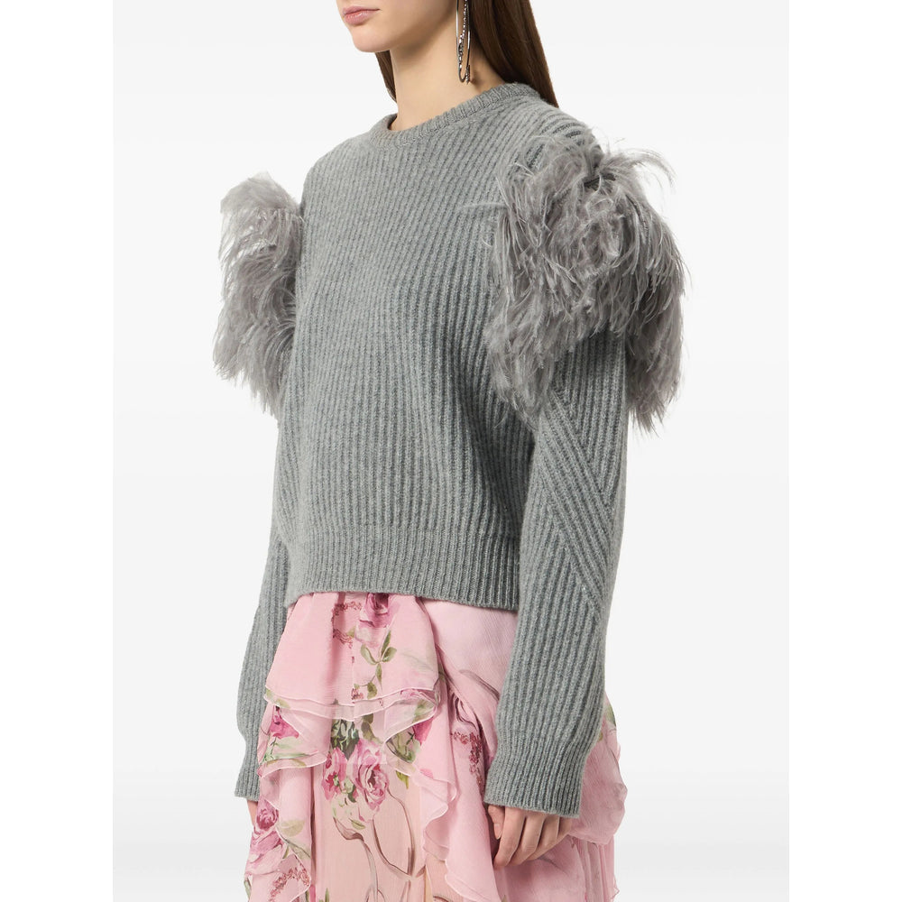 Blumarine Grey Knitwear - Jumpers Women