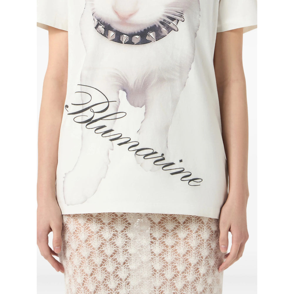 Blumarine White Tops - T-Shirts & Jerseys Women
