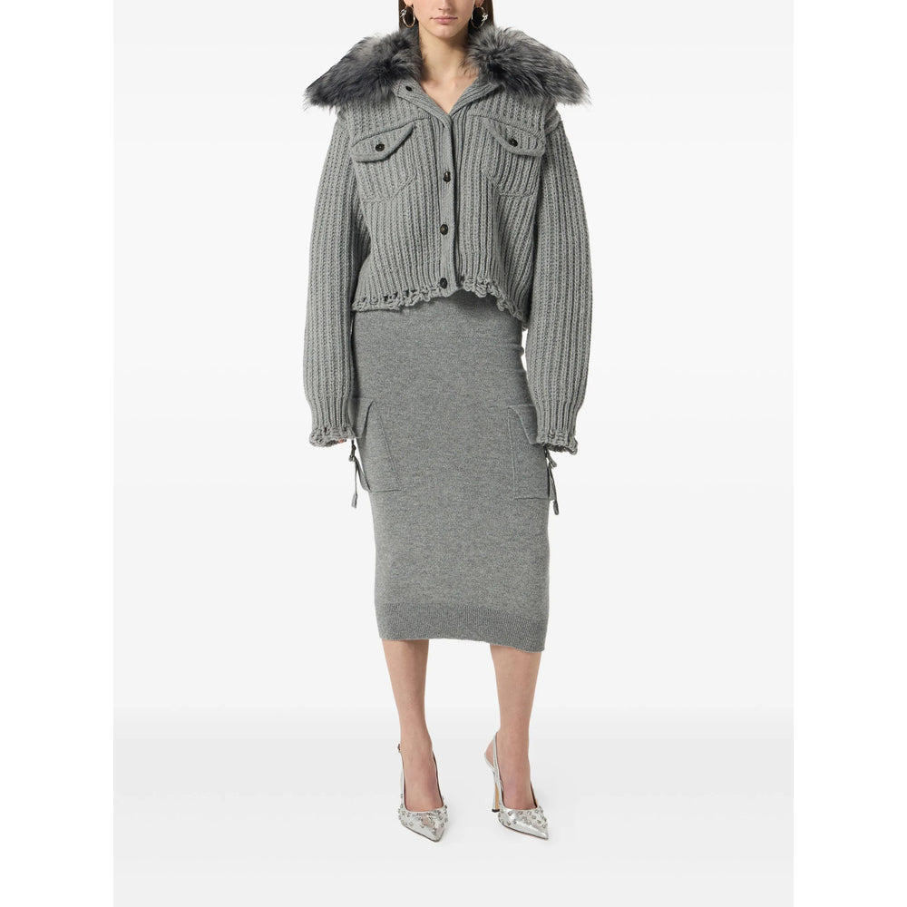 Blumarine Grey Skirts - Pencil Skirts Women