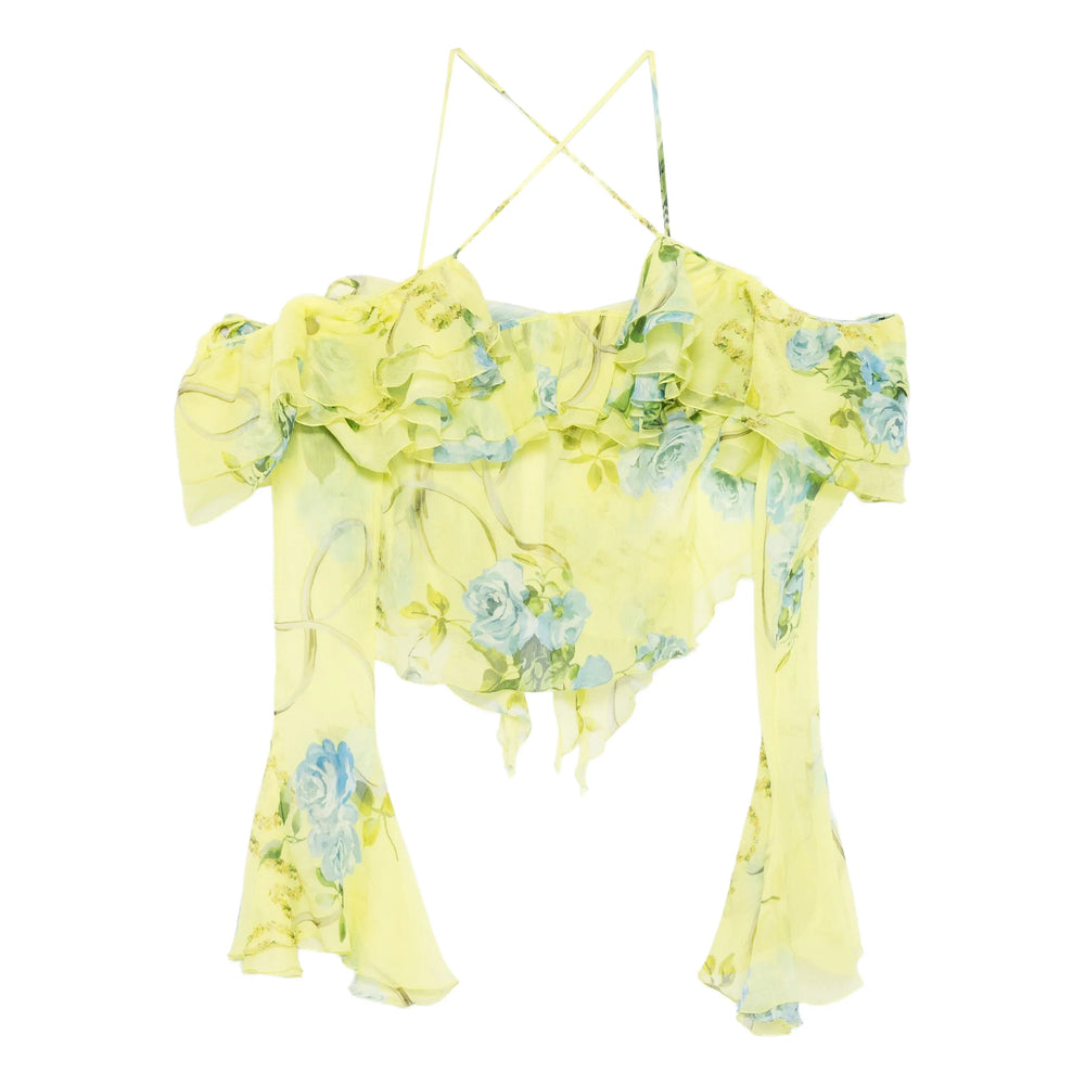 Blumarine Yellow Tops - Blouses Women