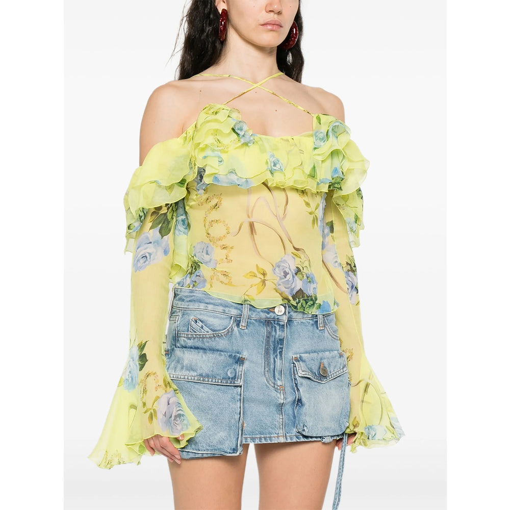 Blumarine Yellow Tops - Blouses Women
