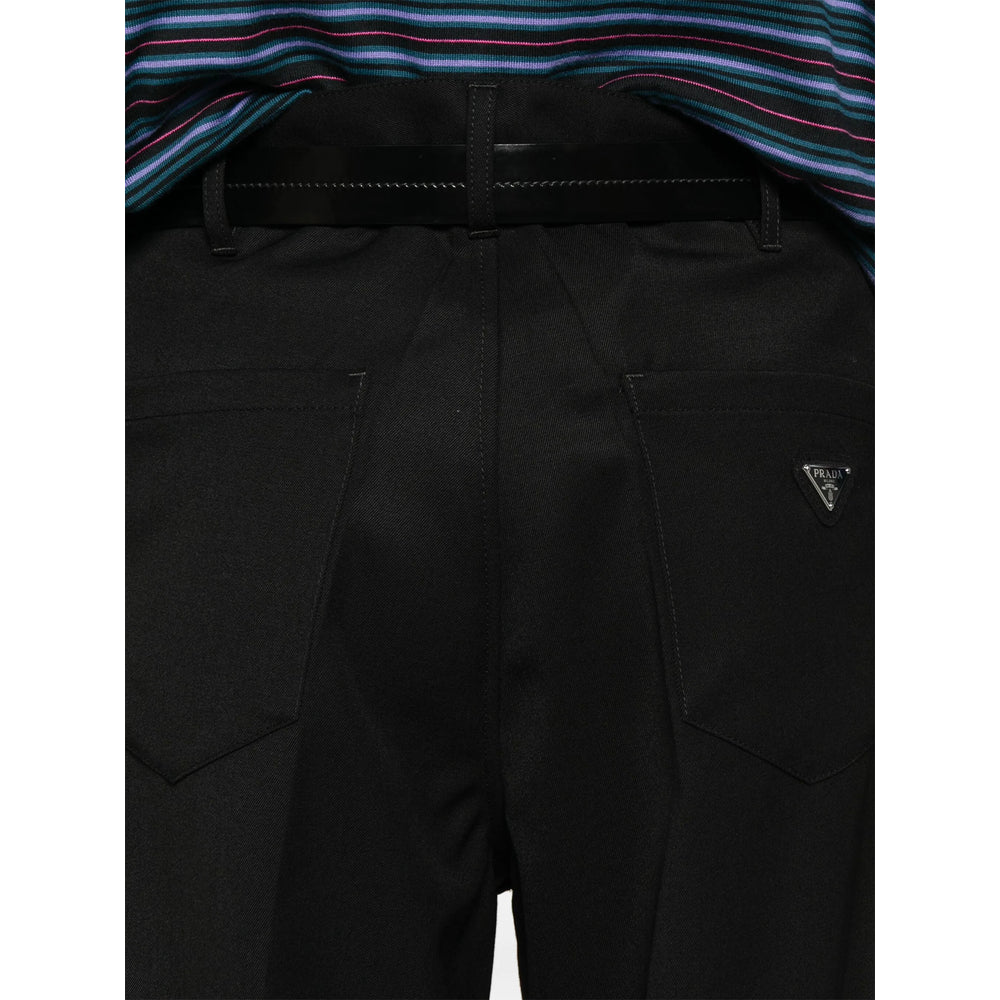 Prada Black Trousers - Regular & Straight-Leg Trousers Men
