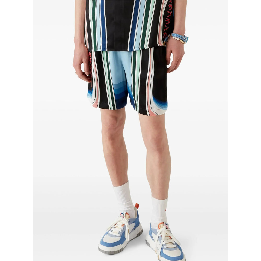 Casablanca Black Shorts - Deck Shorts Men