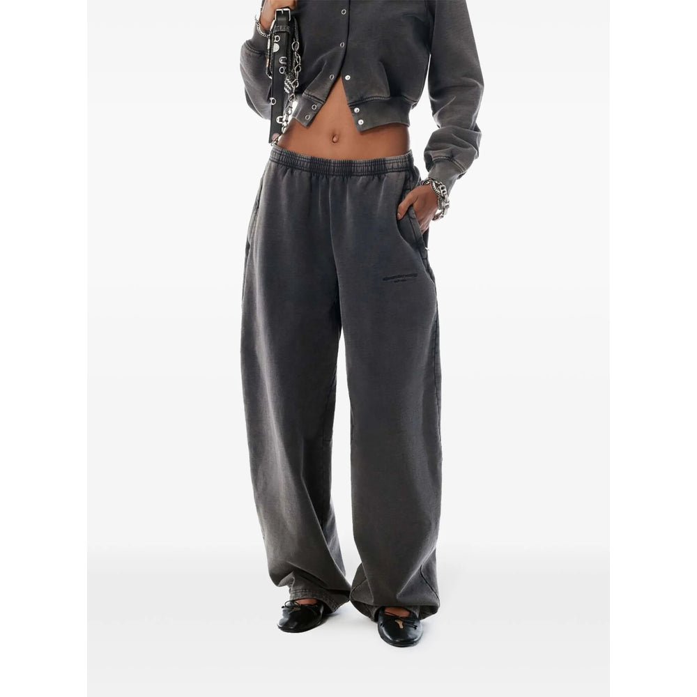 Alexander Wang Black Trousers - Track Pants Women