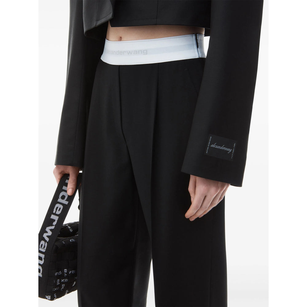 Alexander Wang Black Trousers - High-Waisted Trousers Women