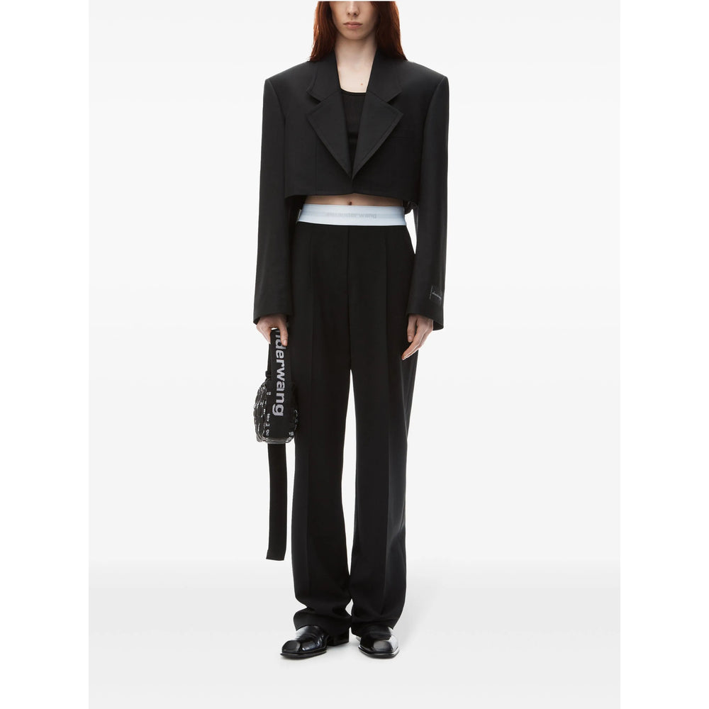 Alexander Wang Black Trousers - High-Waisted Trousers Women
