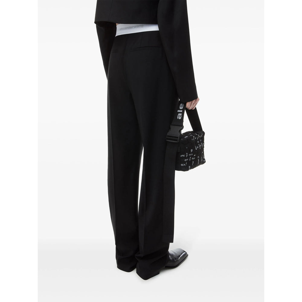 Alexander Wang Black Trousers - High-Waisted Trousers Women
