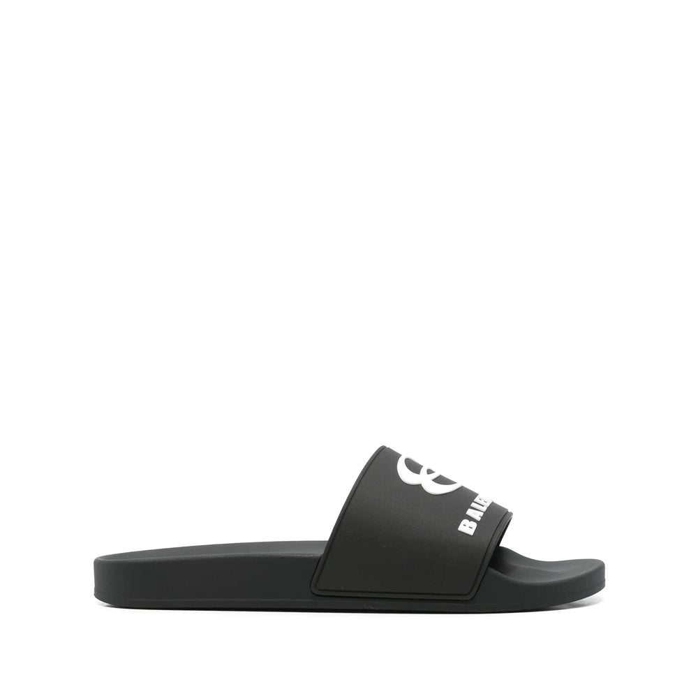 Balenciaga Black Flip-Flops & Slides Men