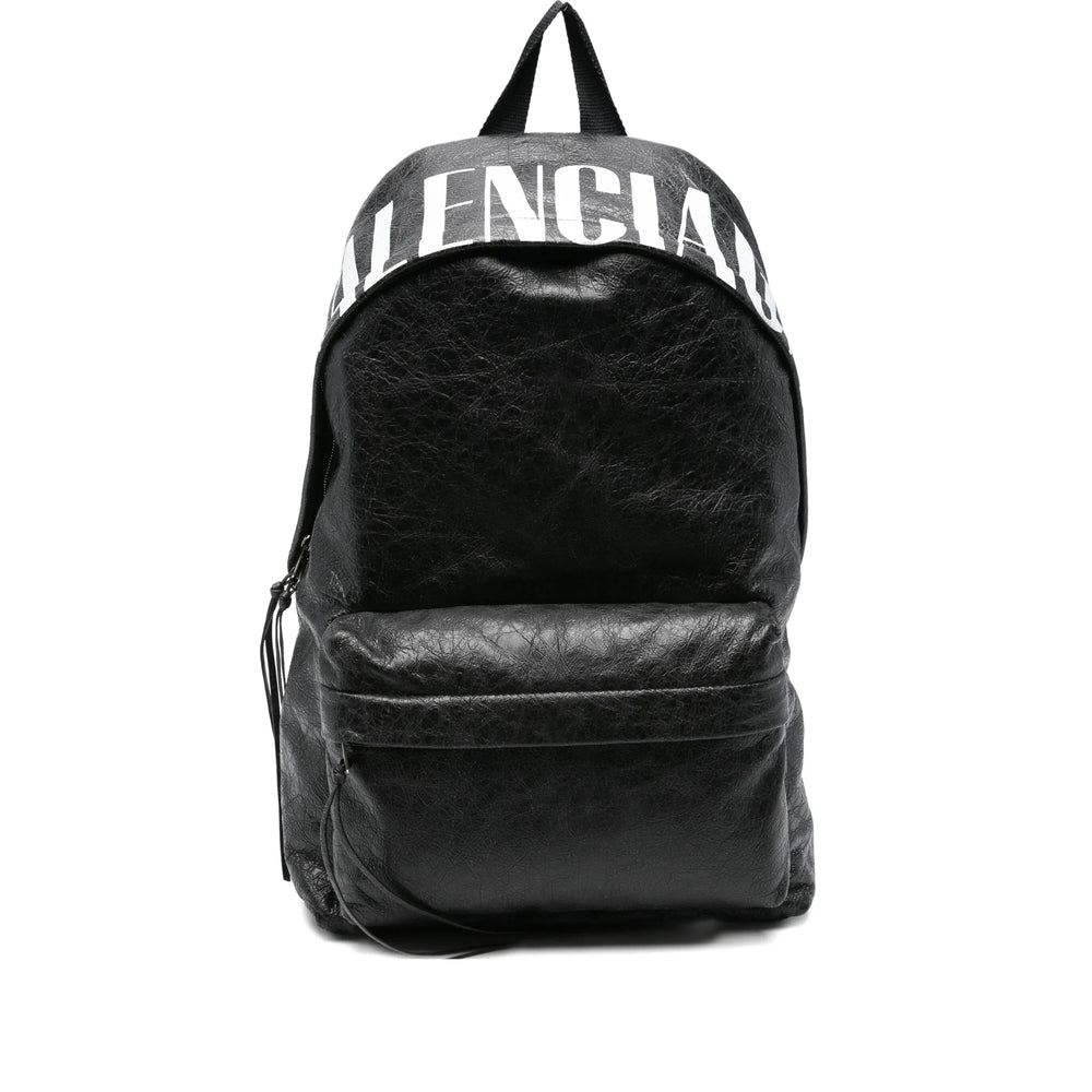 Balenciaga Black Backpacks Men