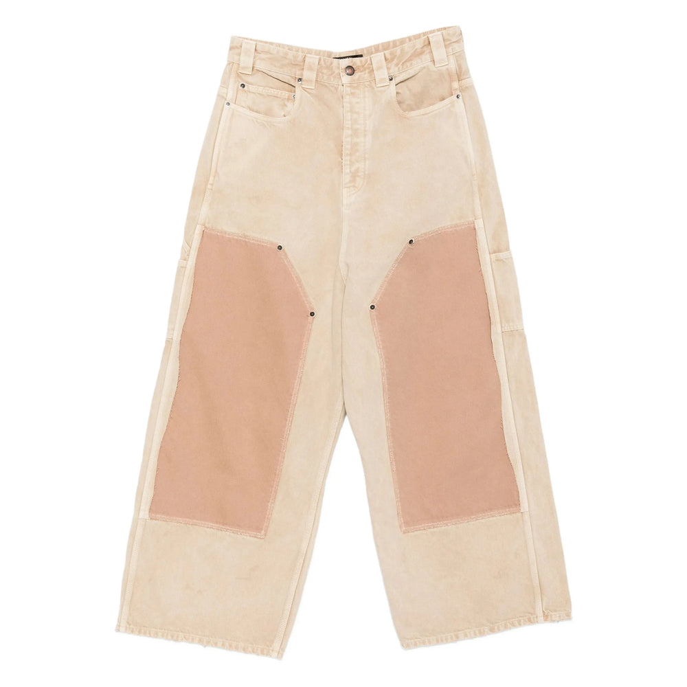 Balenciaga Neutrals Trousers - Wide-Leg Trousers Men