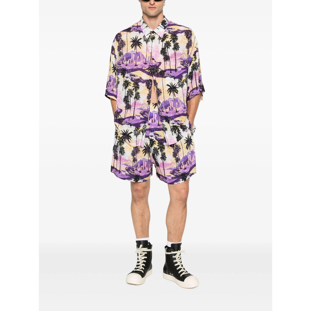 Balenciaga Purple Shirts Men