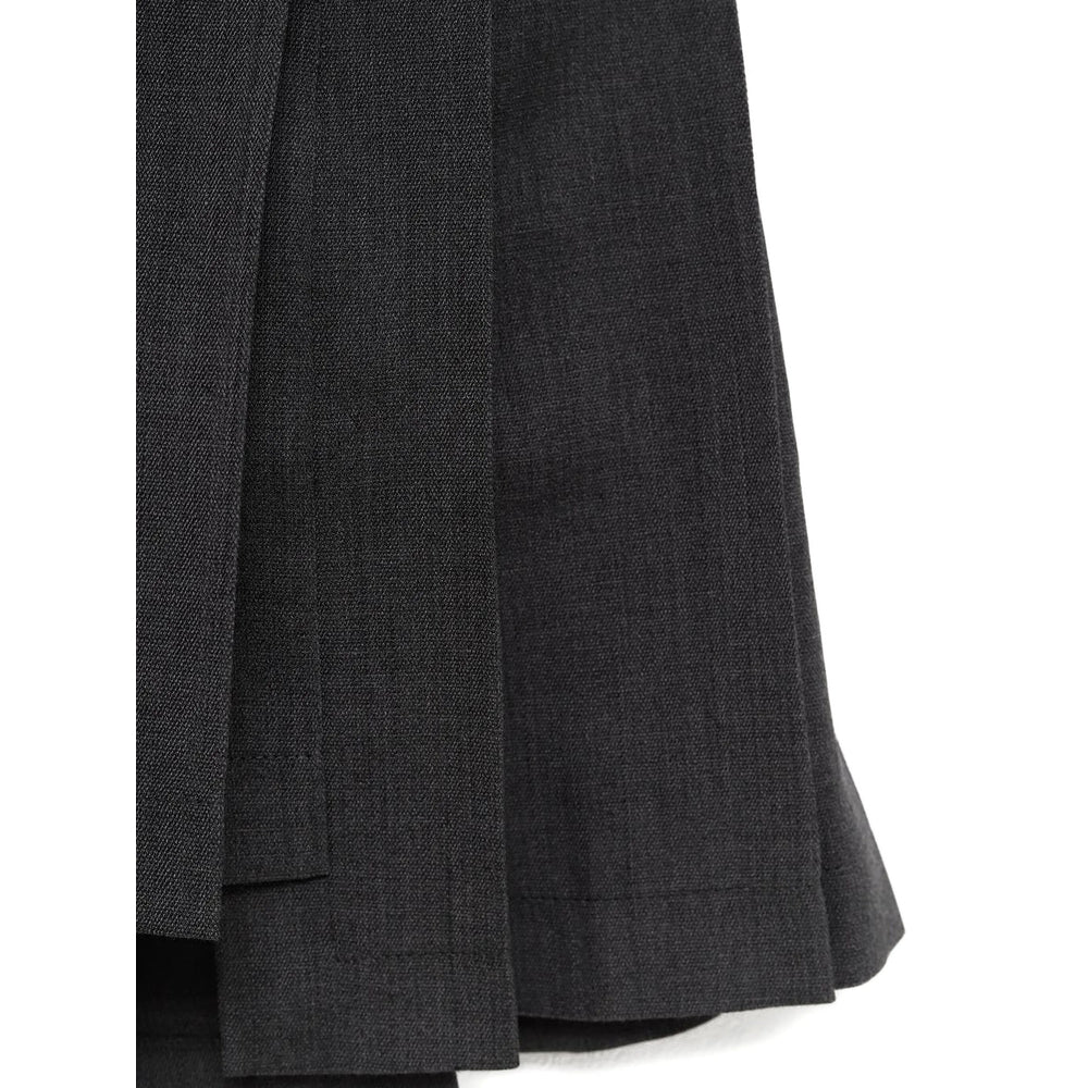Acne Studios Grey Skirts - Pleated Skirts Women