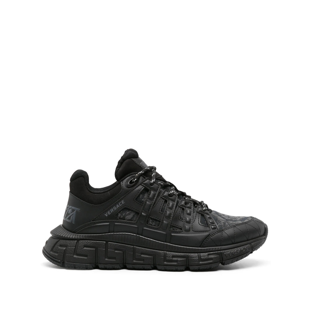 Versace Black Trainers - Low-Tops Men