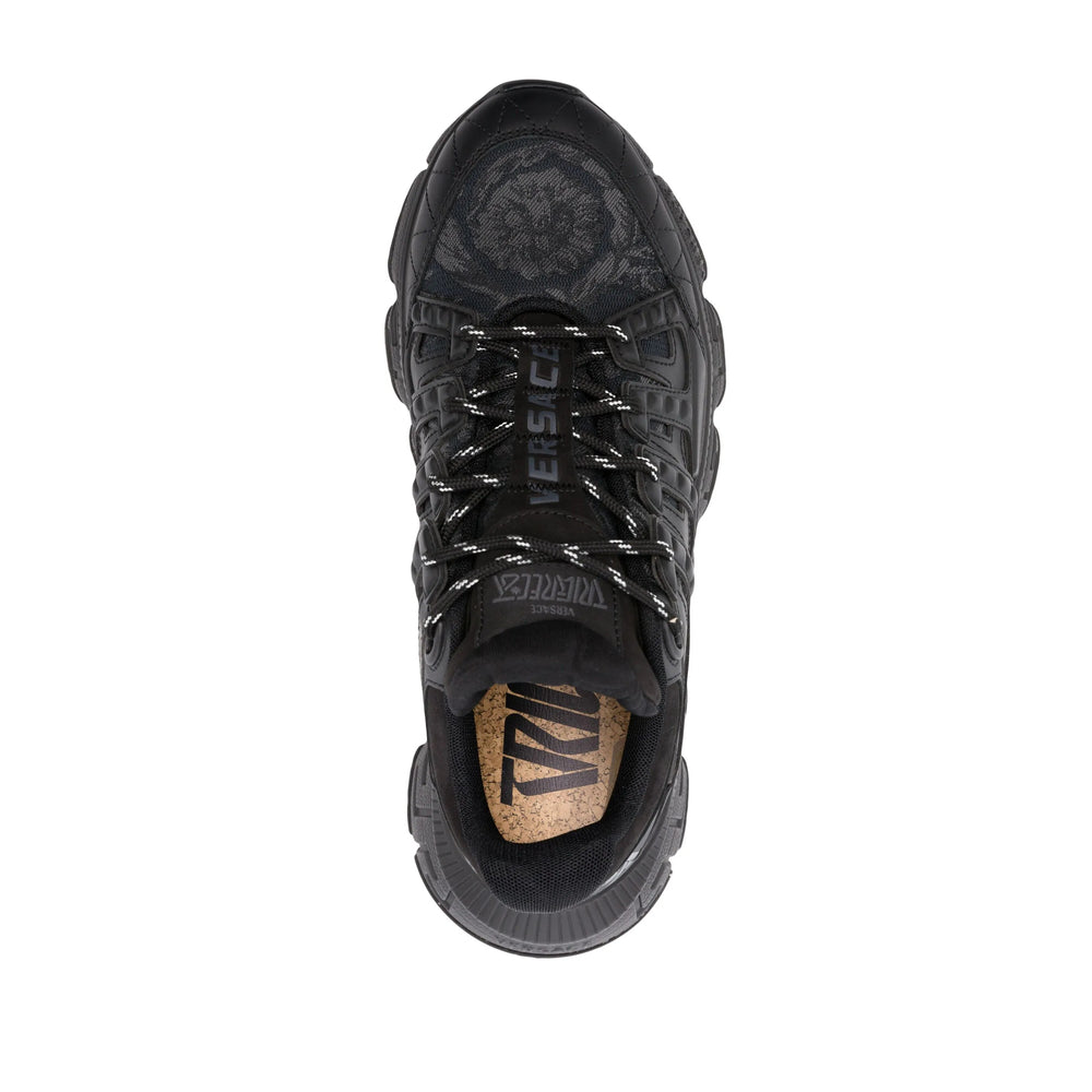 Versace Black Trainers - Low-Tops Men