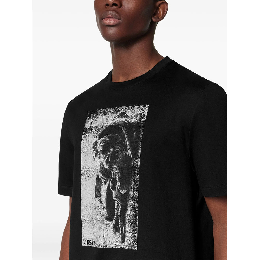 Versace Black T-Shirts & Vests - T-Shirts Men