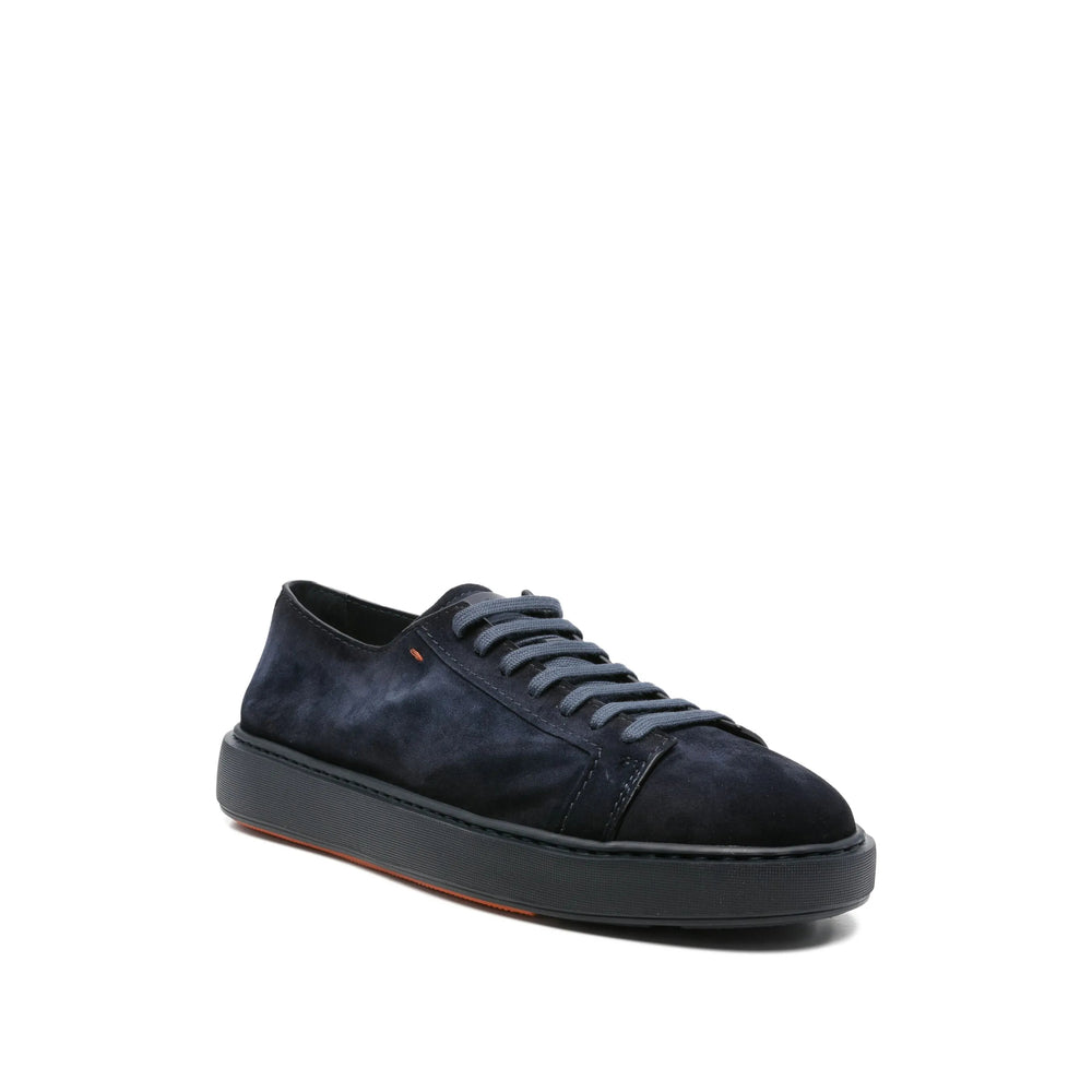 Santoni Blue Trainers - Low-Tops Men