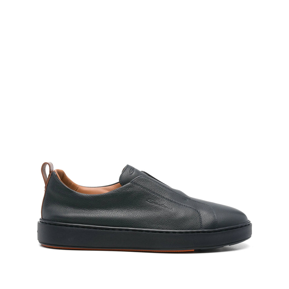 Santoni Blue Trainers - Low-Tops Men