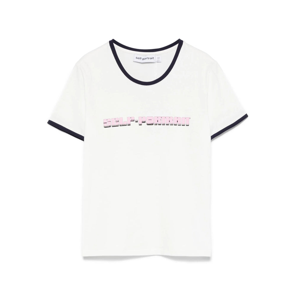 Self-Portrait White Tops - T-Shirts & Jerseys Women