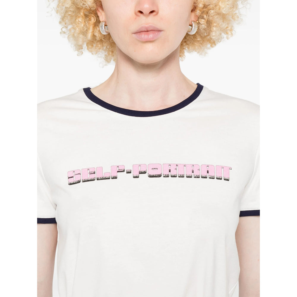 Self-Portrait White Tops - T-Shirts & Jerseys Women