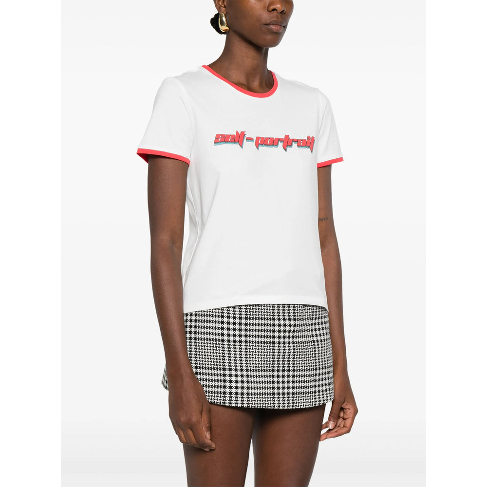 Self-Portrait White Tops - T-Shirts & Jerseys Women