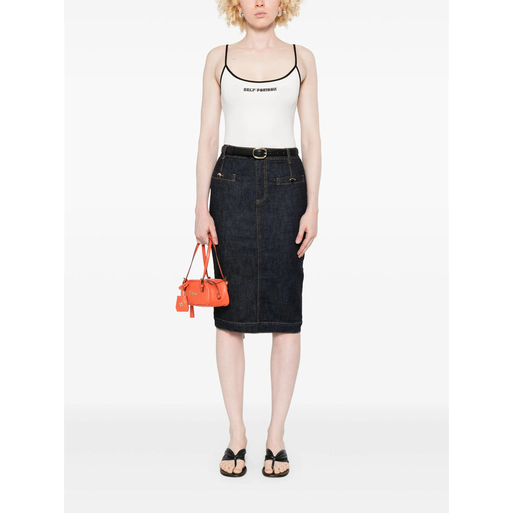 Self-Portrait White Tops - Vests & Tank Tops Women