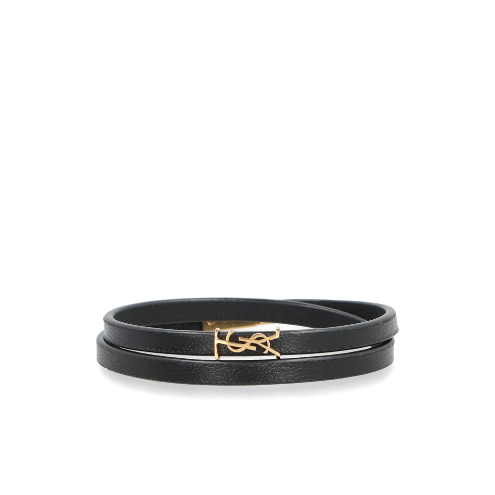 Saint Laurent Black Bracelets Men