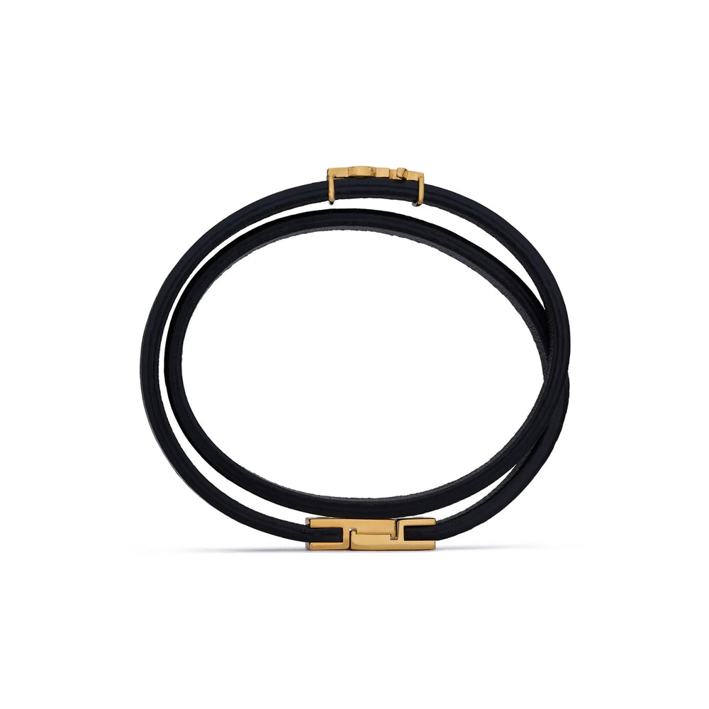 Saint Laurent Black Bracelets Men