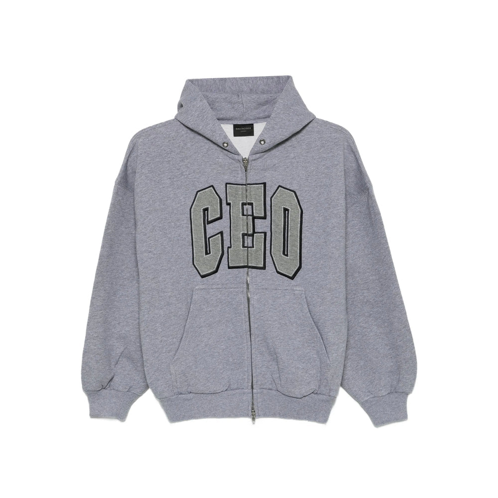 Balenciaga Grey Sweaters & Knitwear - Hoodies Men