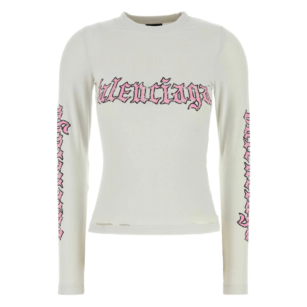 Balenciaga White Tops - T-Shirts & Jerseys Women