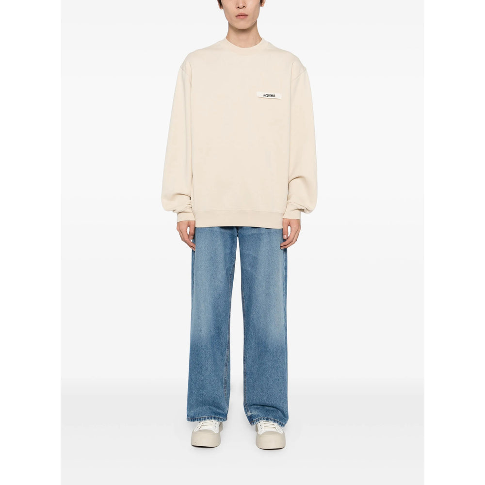 Jacquemus Neutrals Sweaters & Knitwear - Sweatshirts Men