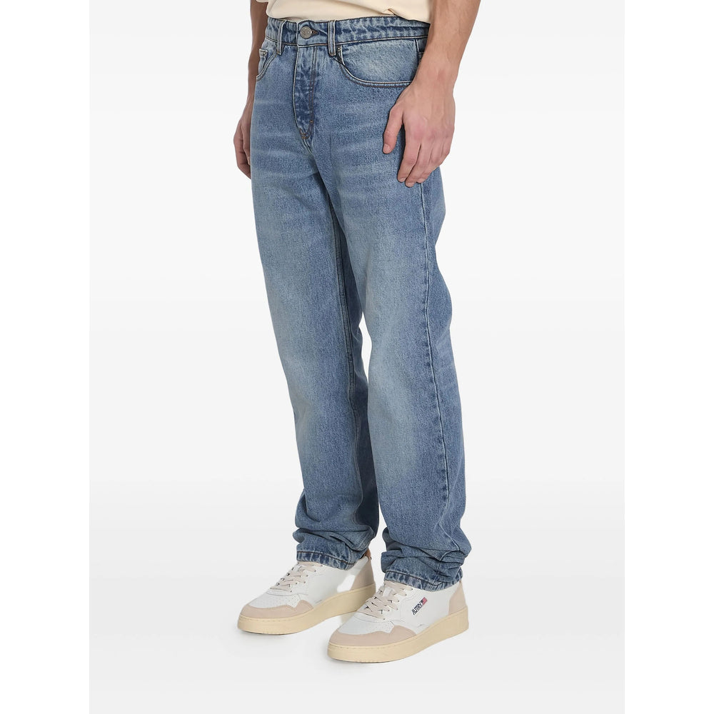 Ami Paris Blue Denim - Regular & Straight-Leg Jeans Men