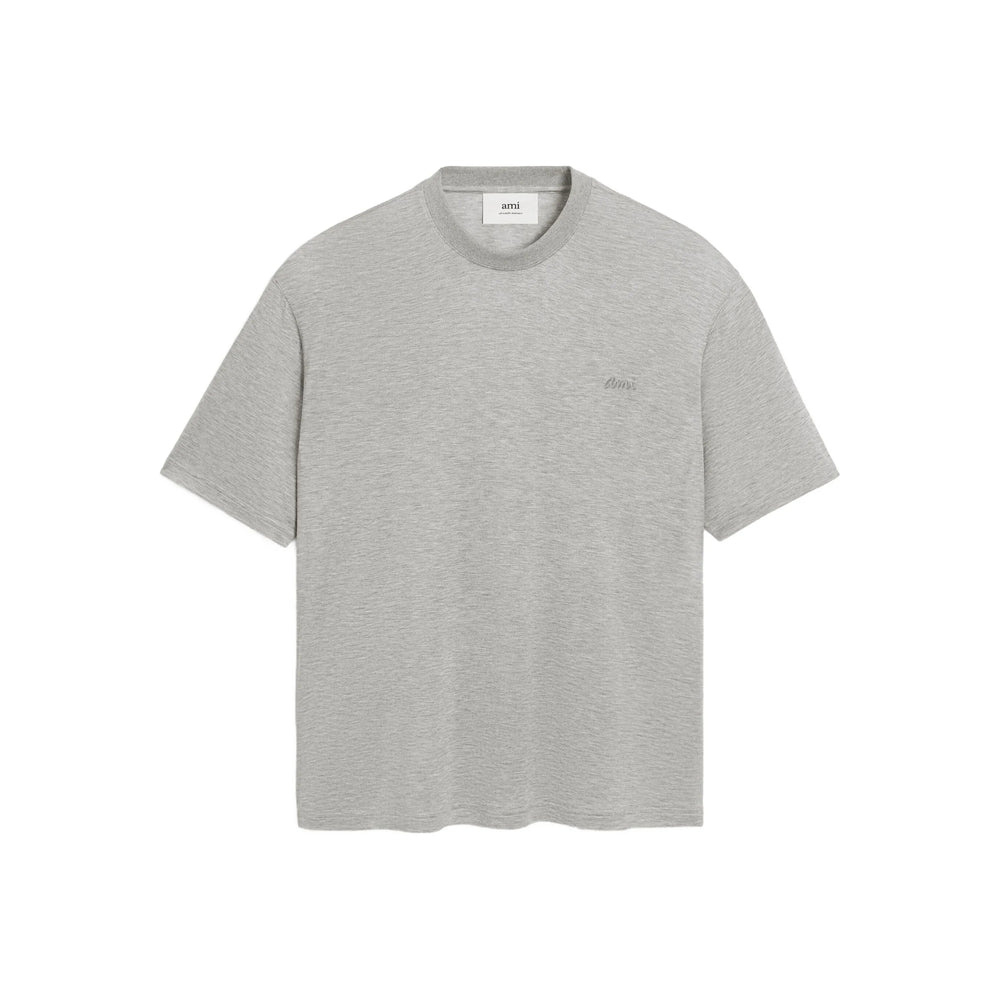 Ami Paris Grey T-Shirts & Vests - T-Shirts Men