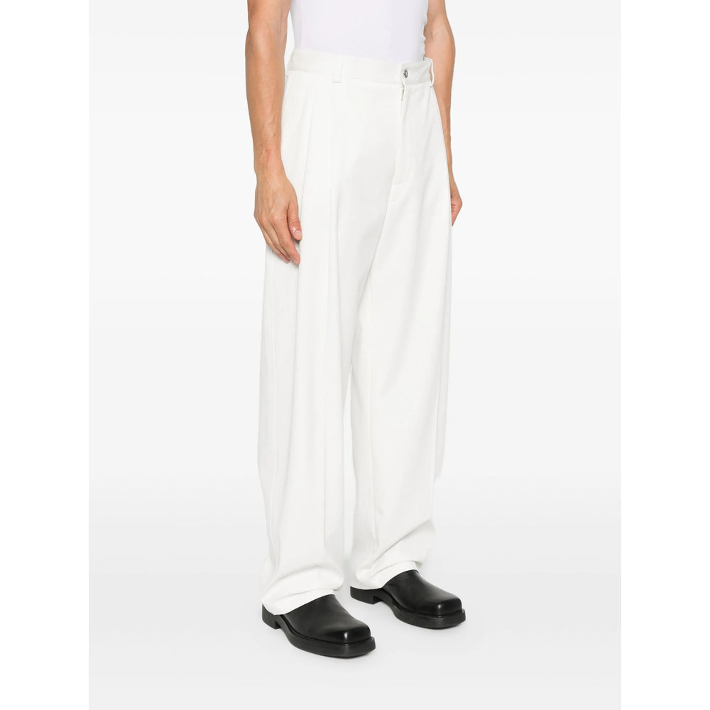 Givenchy White Trousers - Wide-Leg Trousers Men