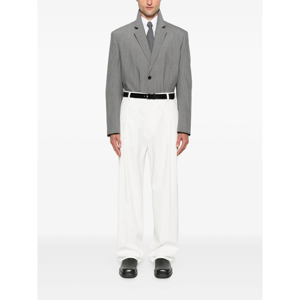 Givenchy White Trousers - Wide-Leg Trousers Men