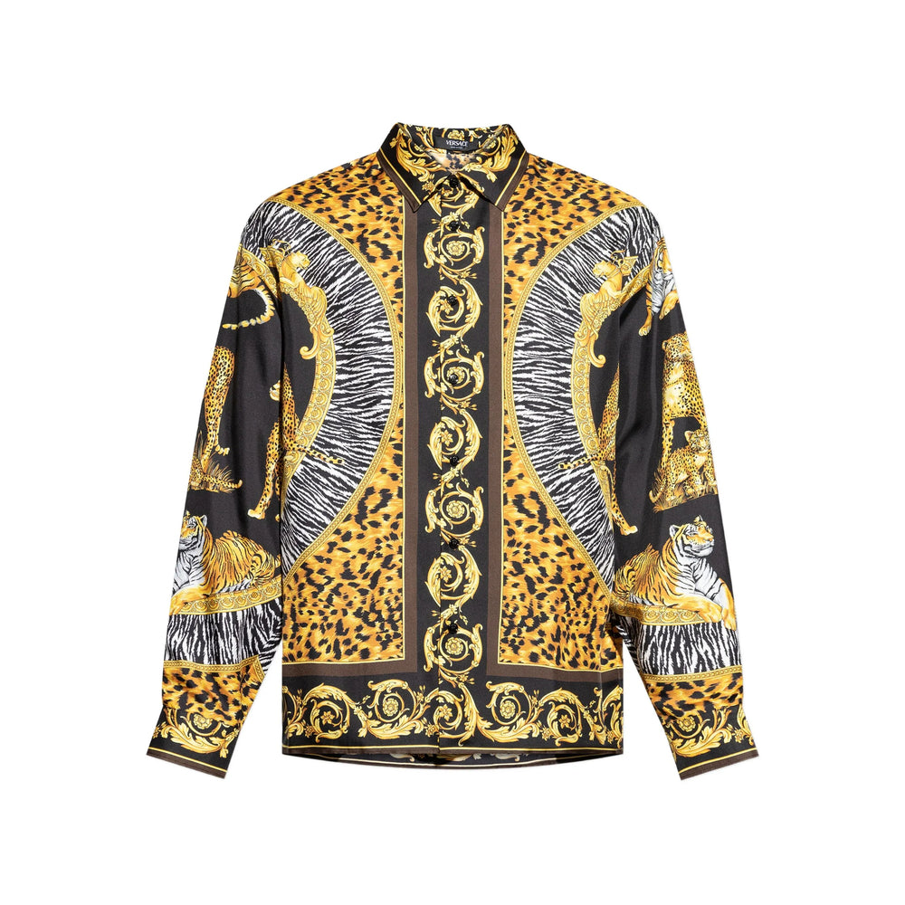 Versace Yellow Shirts Men