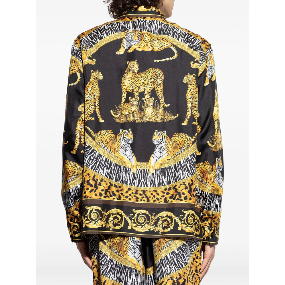 Versace Yellow Shirts Men