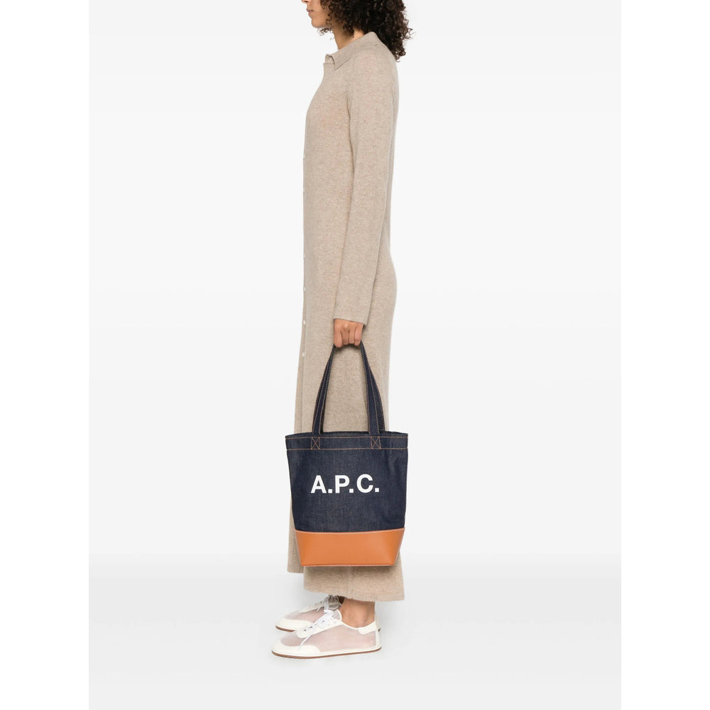 A.P.C. Blue Tote Bags Women